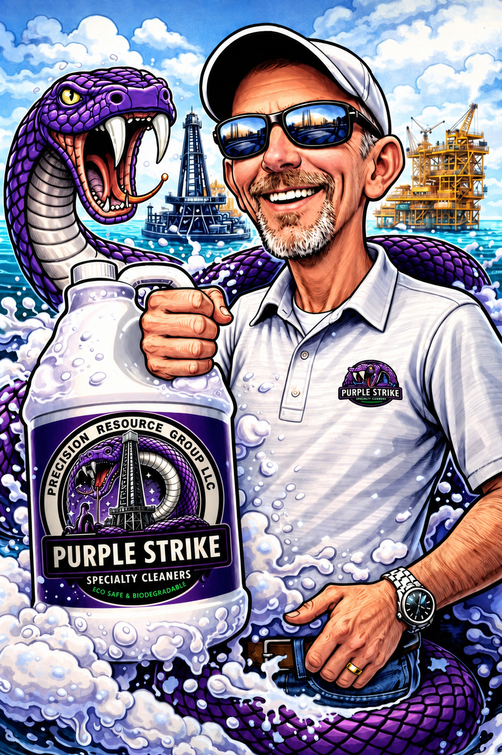Greg Morgan Purple Strike illustration